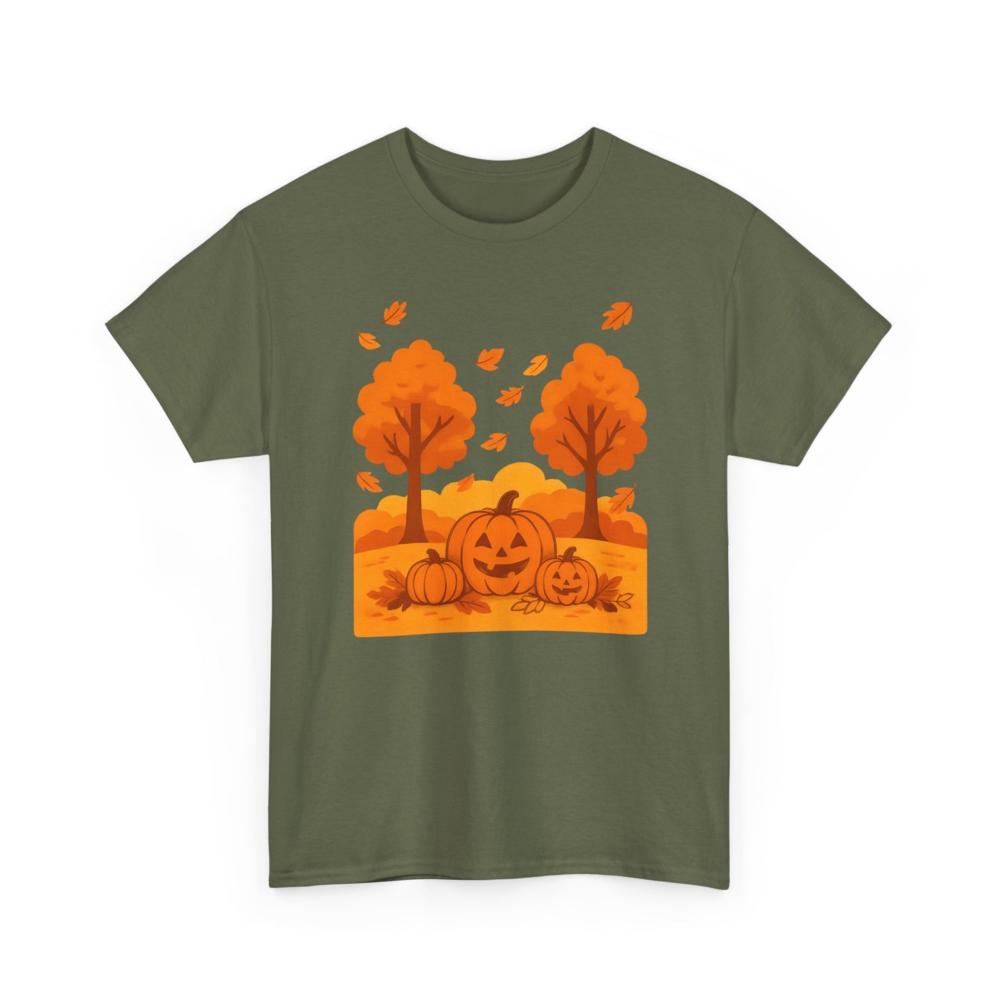 Leaves Falling, Pumpkins Smiling