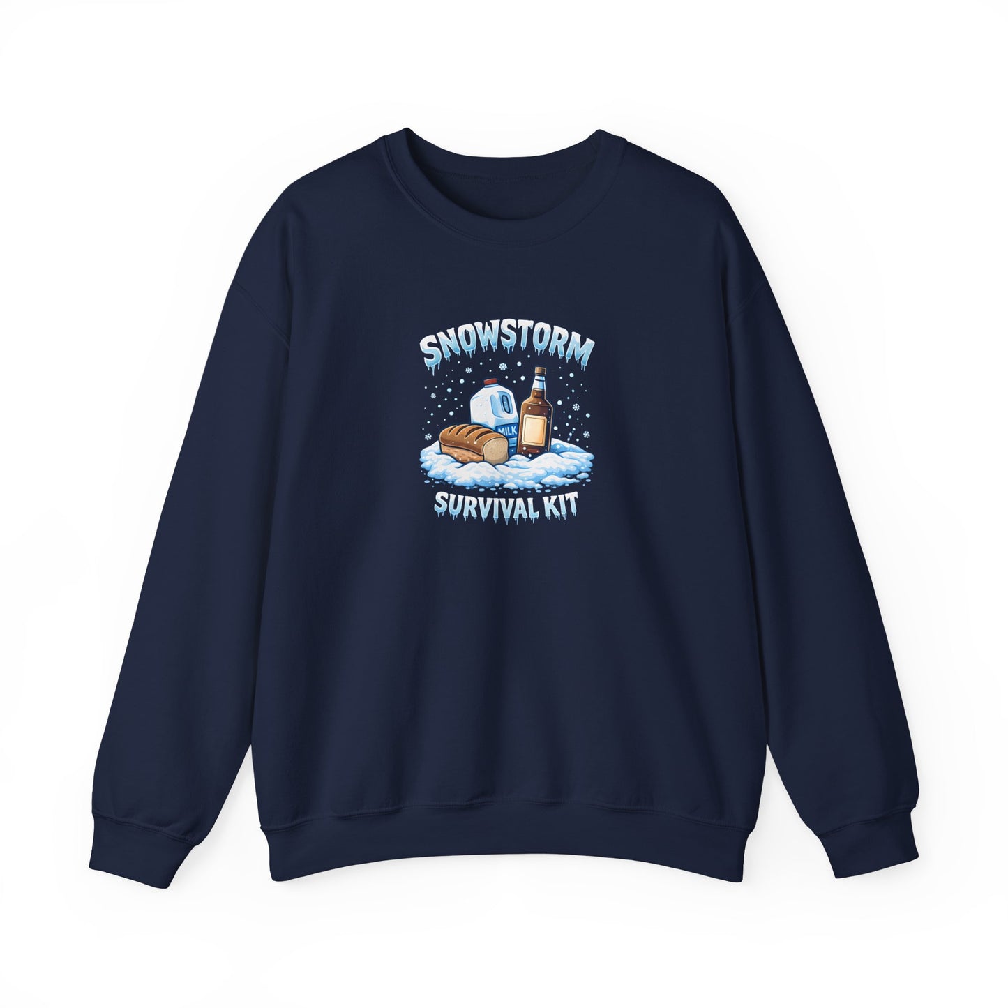 Snowstorm Survival Kit - Crewneck Sweatshirt