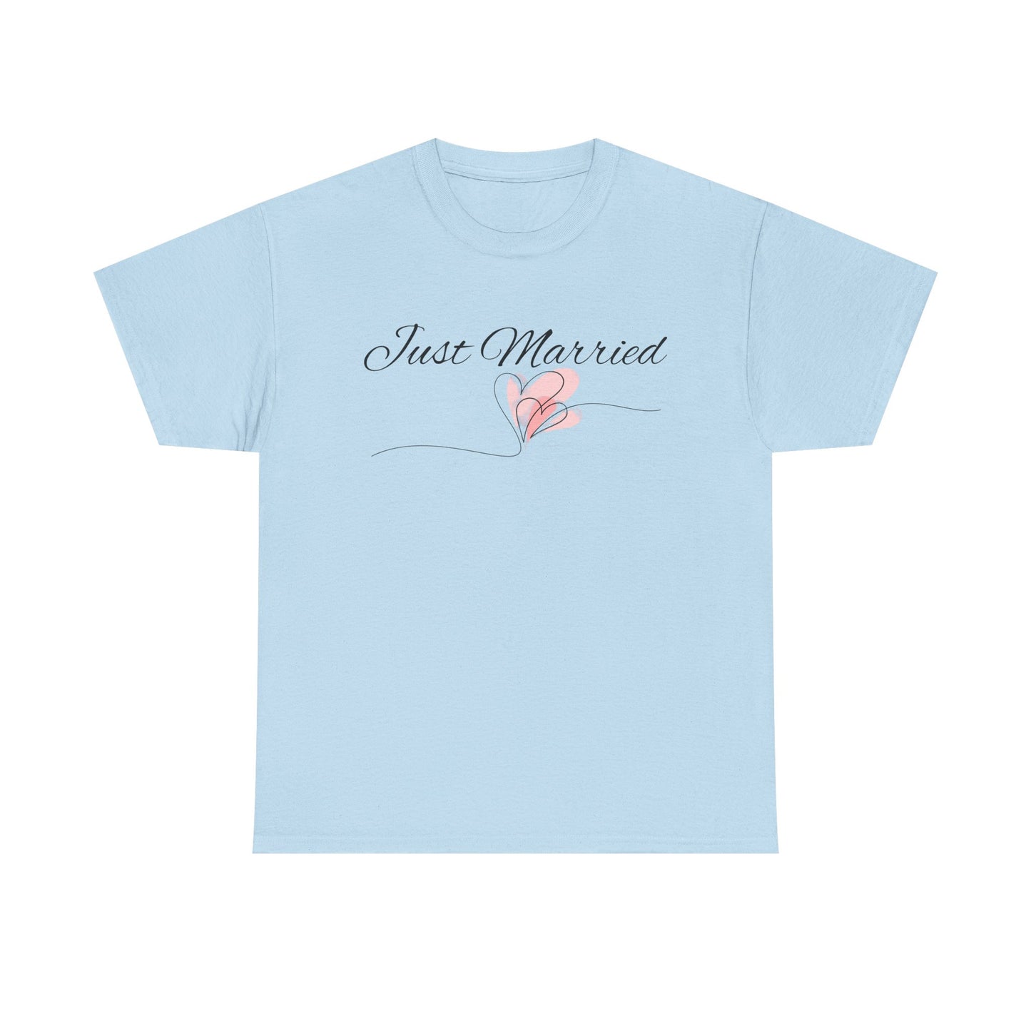 Just Married T-Shirt — Cotton Tee