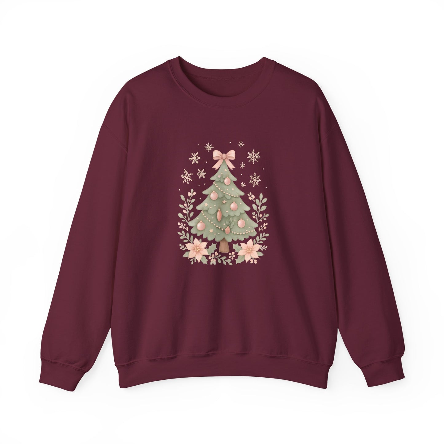 Vintage Christmas Tree - Crewneck Sweatshirt