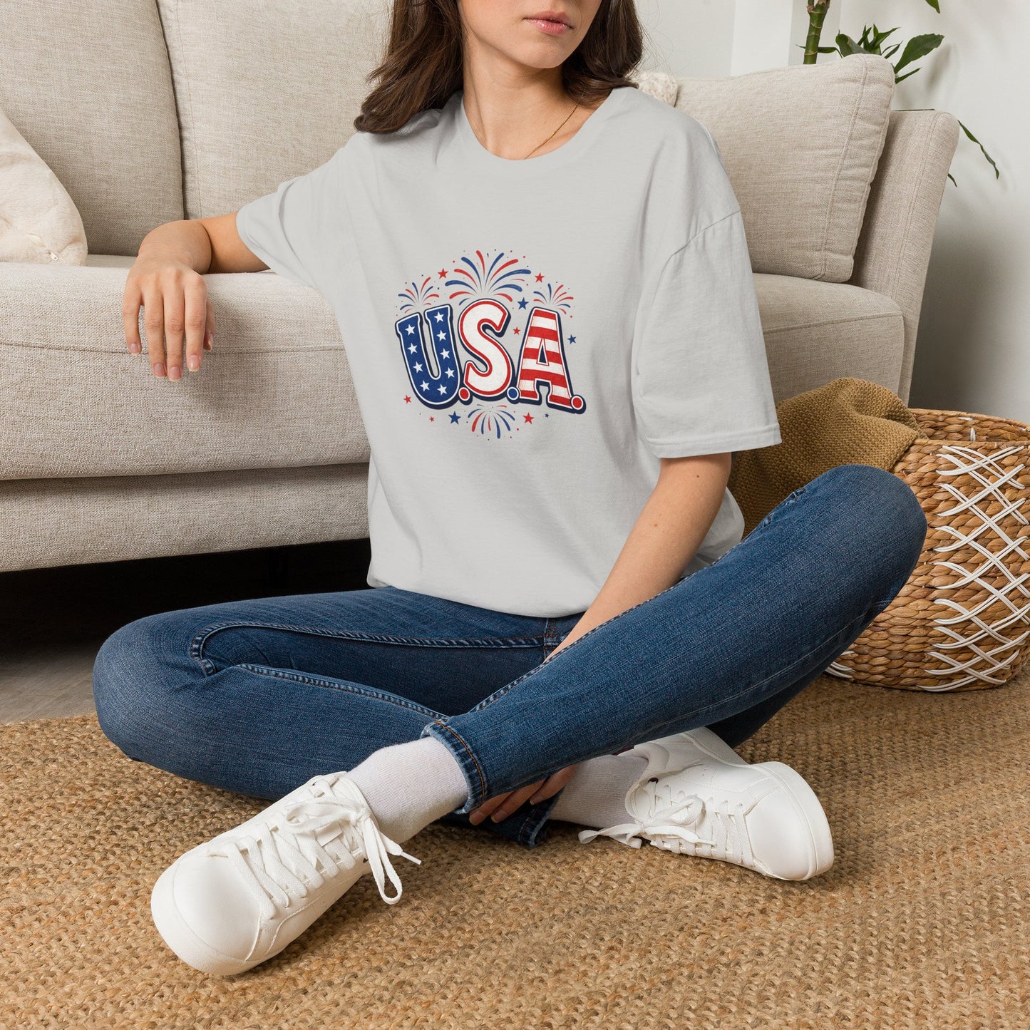 USA 4th of July T-Shirt — Simple Patriotic Tee
