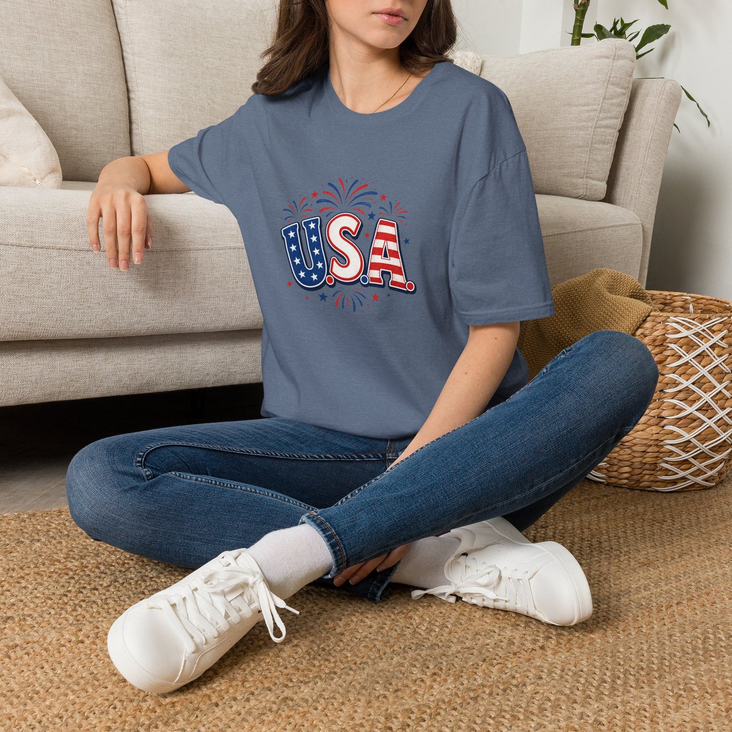 USA 4th of July T-Shirt — Simple Patriotic Tee