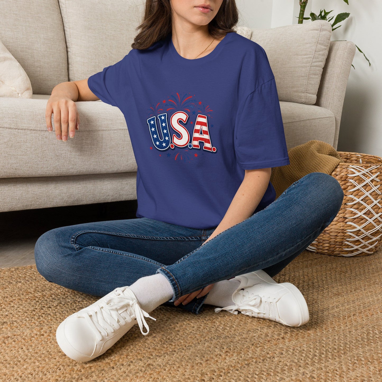 USA 4th of July T-Shirt — Simple Patriotic Tee