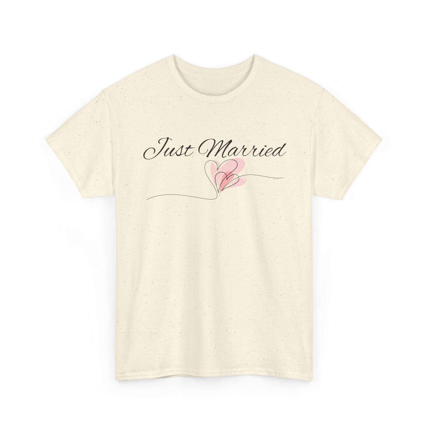 Just Married T-Shirt — Cotton Tee