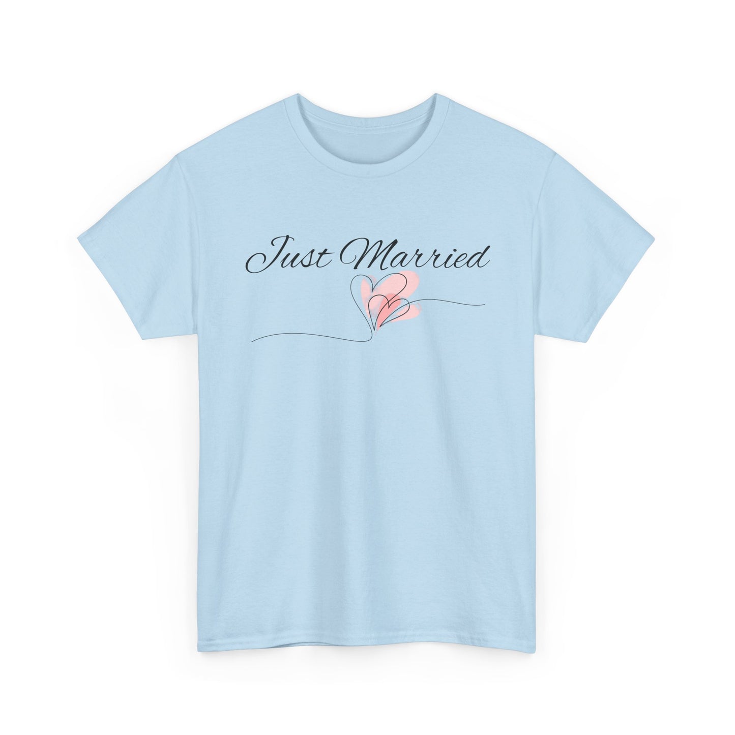 Just Married T-Shirt — Cotton Tee