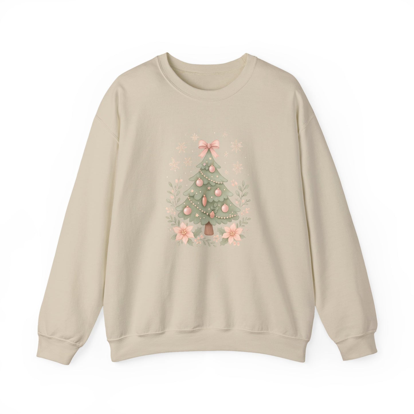 Vintage Christmas Tree - Crewneck Sweatshirt
