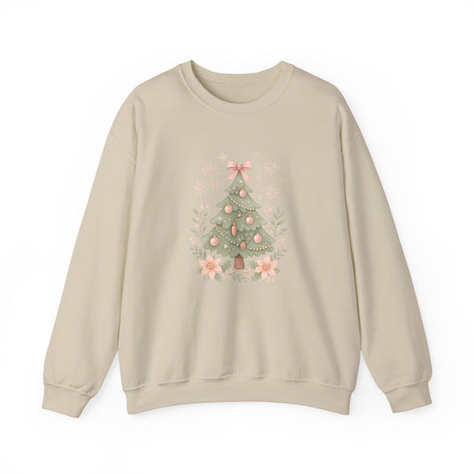 Vintage Christmas Tree - Crewneck Sweatshirt