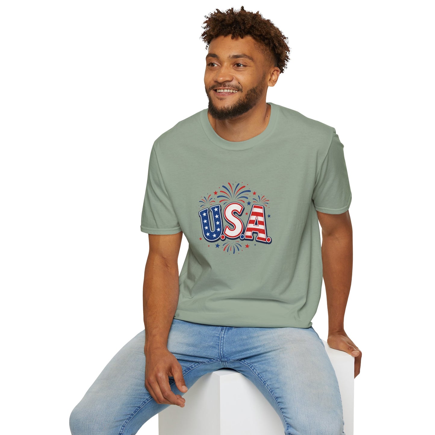 USA 4th of July T-Shirt — Simple Patriotic Tee
