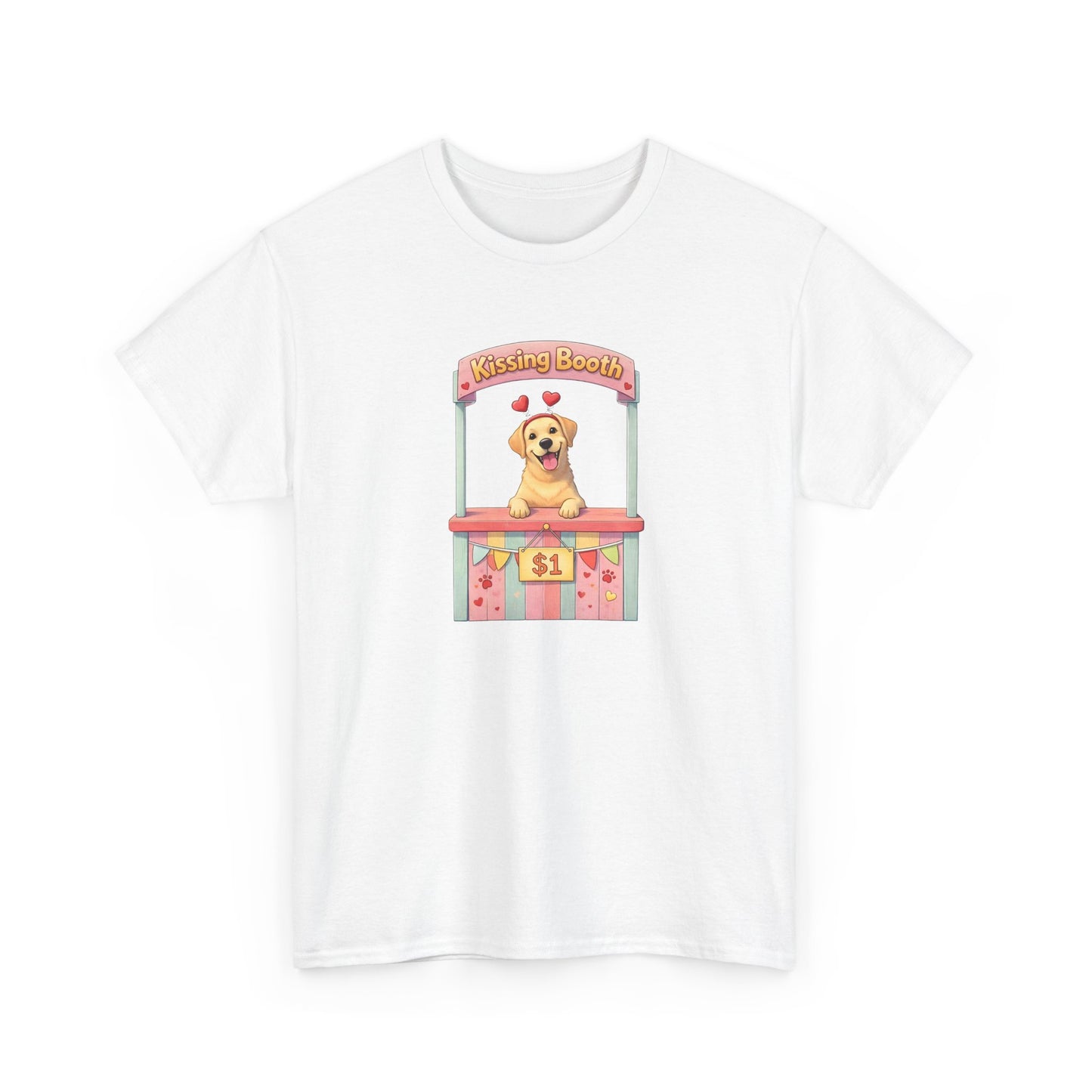 Puppy Kissing Booth - Cotton Tee