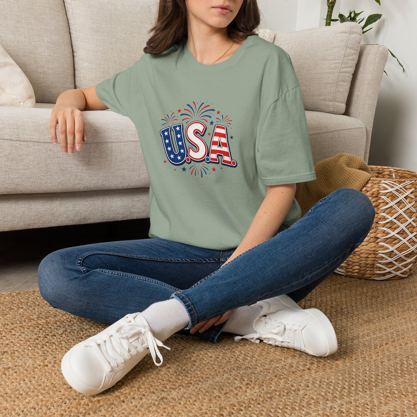 USA 4th of July T-Shirt — Simple Patriotic Tee