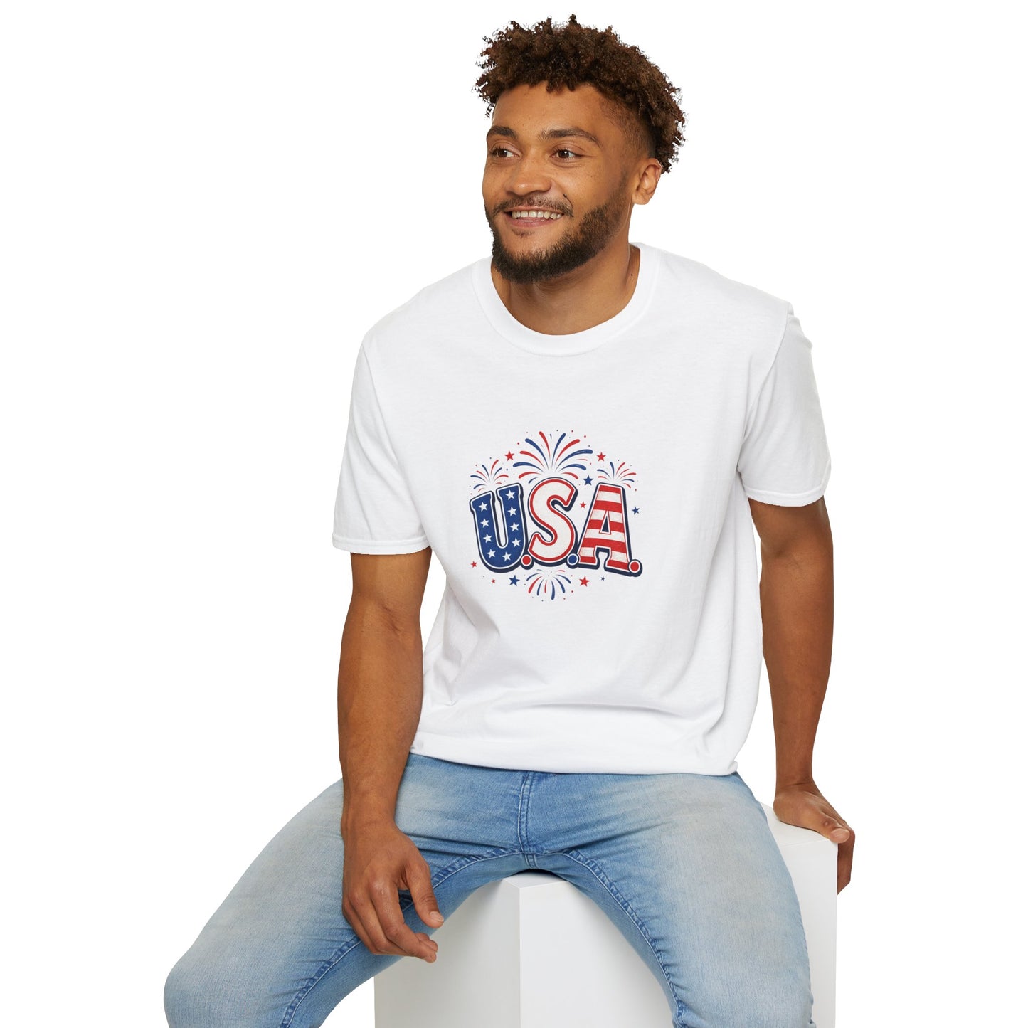 USA 4th of July T-Shirt — Simple Patriotic Tee