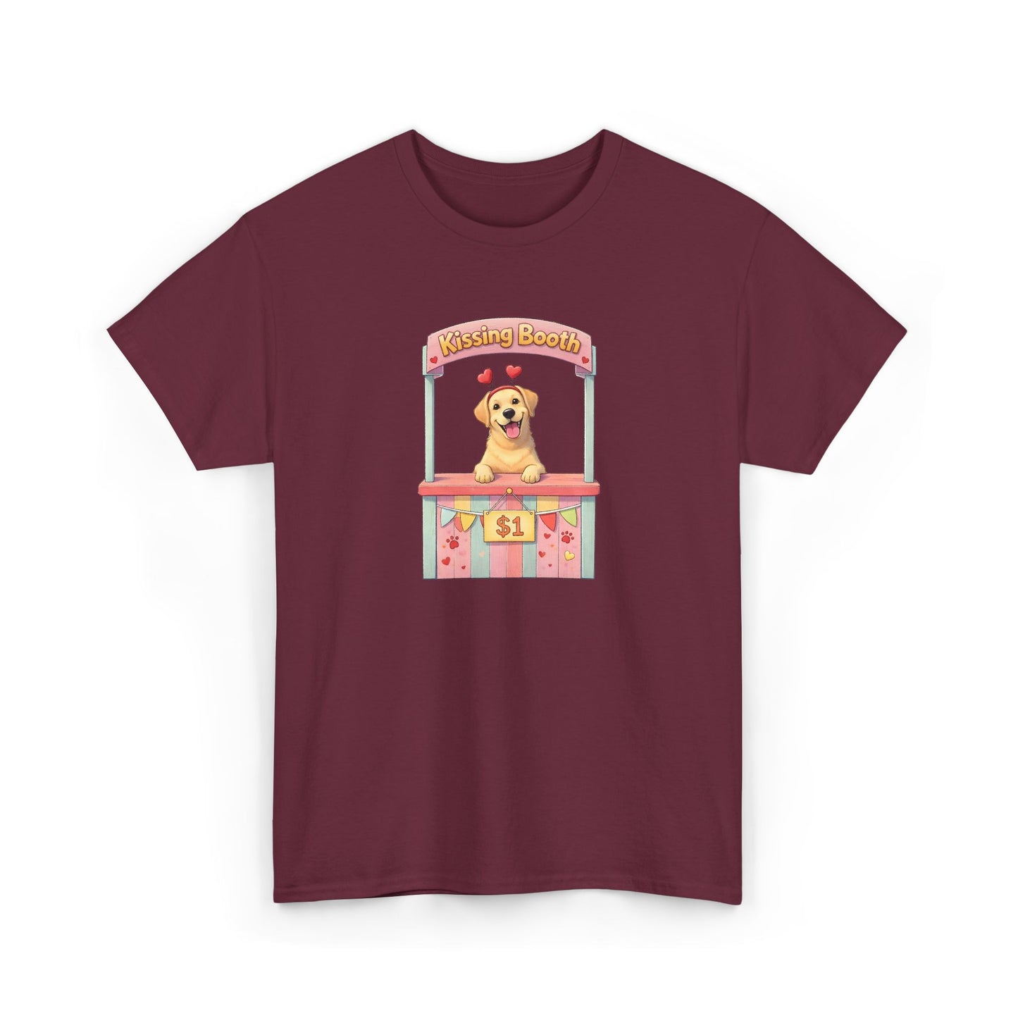 Puppy Kissing Booth - Cotton Tee