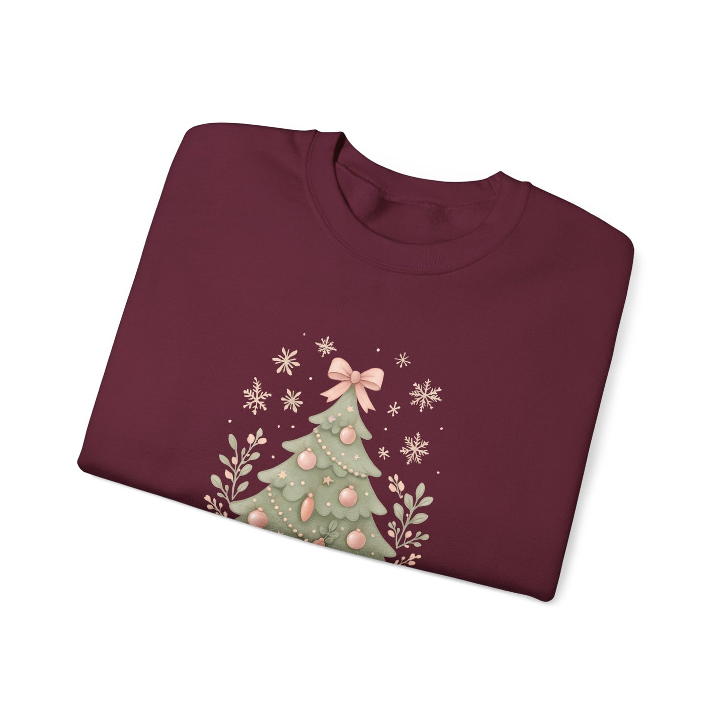 Vintage Christmas Tree - Crewneck Sweatshirt