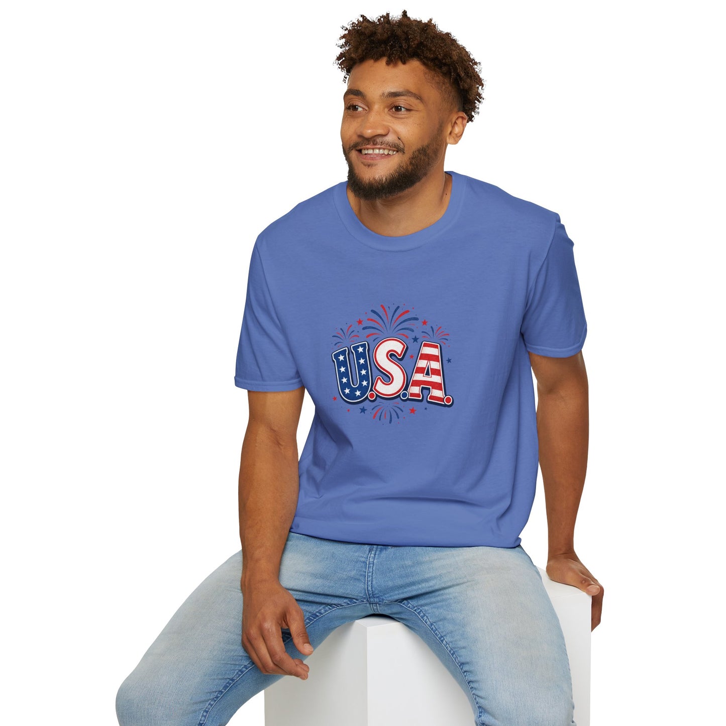 USA 4th of July T-Shirt — Simple Patriotic Tee