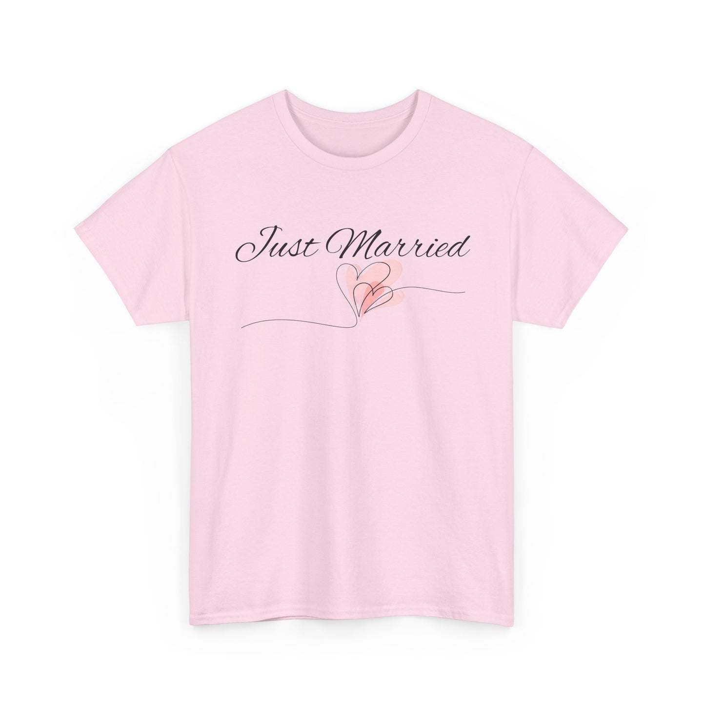 Just Married T-Shirt — Cotton Tee