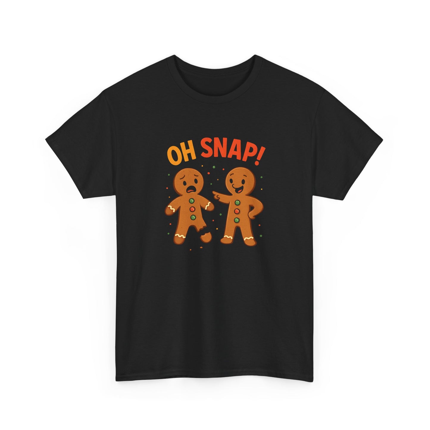Gingerbread "Oh Snap" Cookie - Cotton Tee