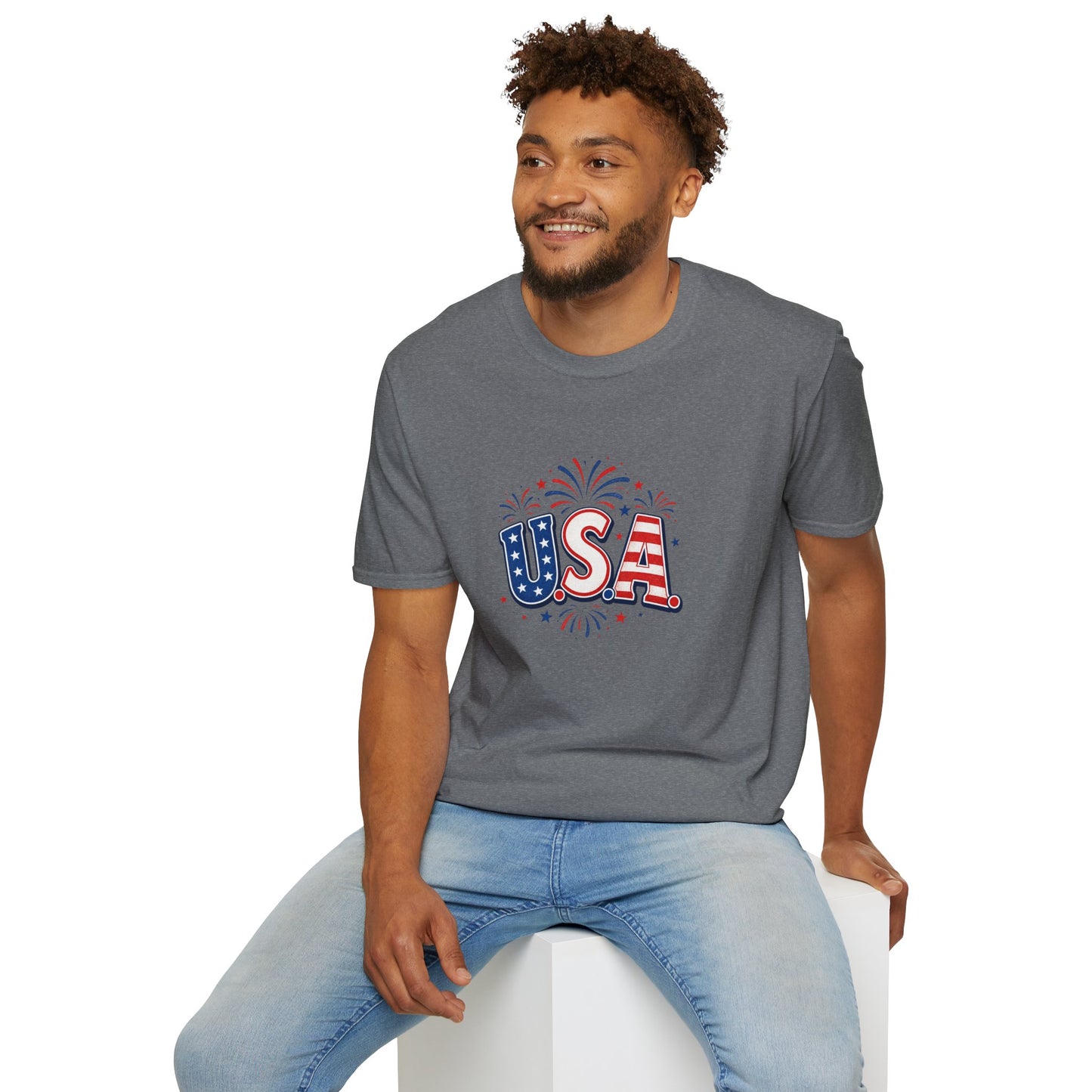 USA 4th of July T-Shirt — Simple Patriotic Tee
