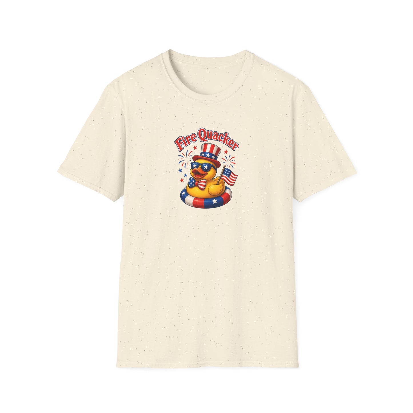 Fire Quacker Patriotic T-Shirt — 4th of July Rubber Ducky Tee