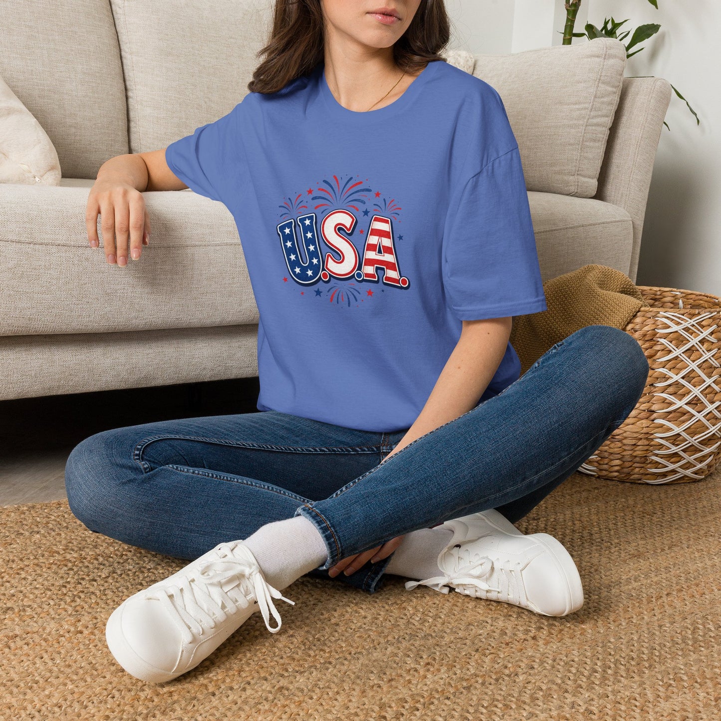 USA 4th of July T-Shirt — Simple Patriotic Tee