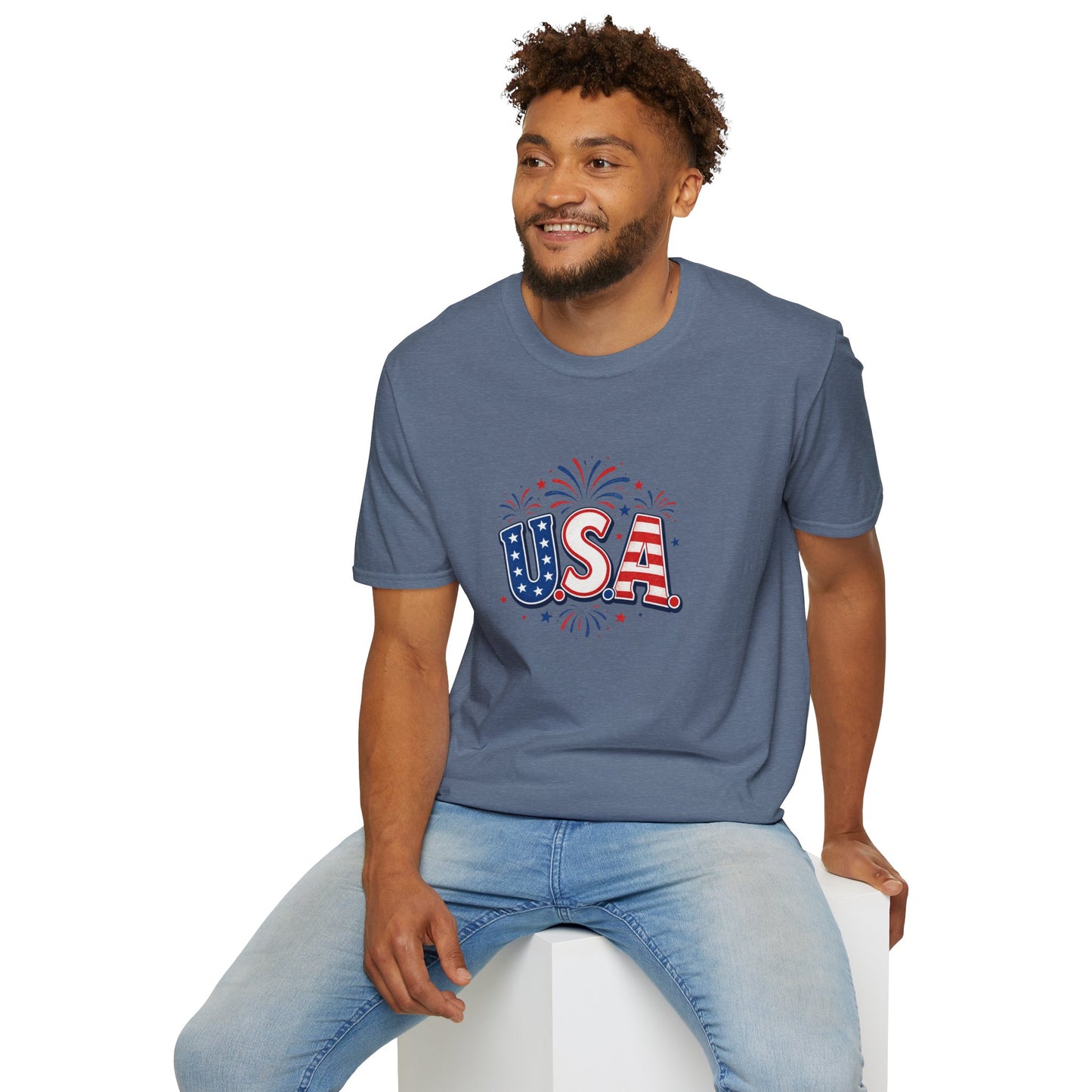 USA 4th of July T-Shirt — Simple Patriotic Tee