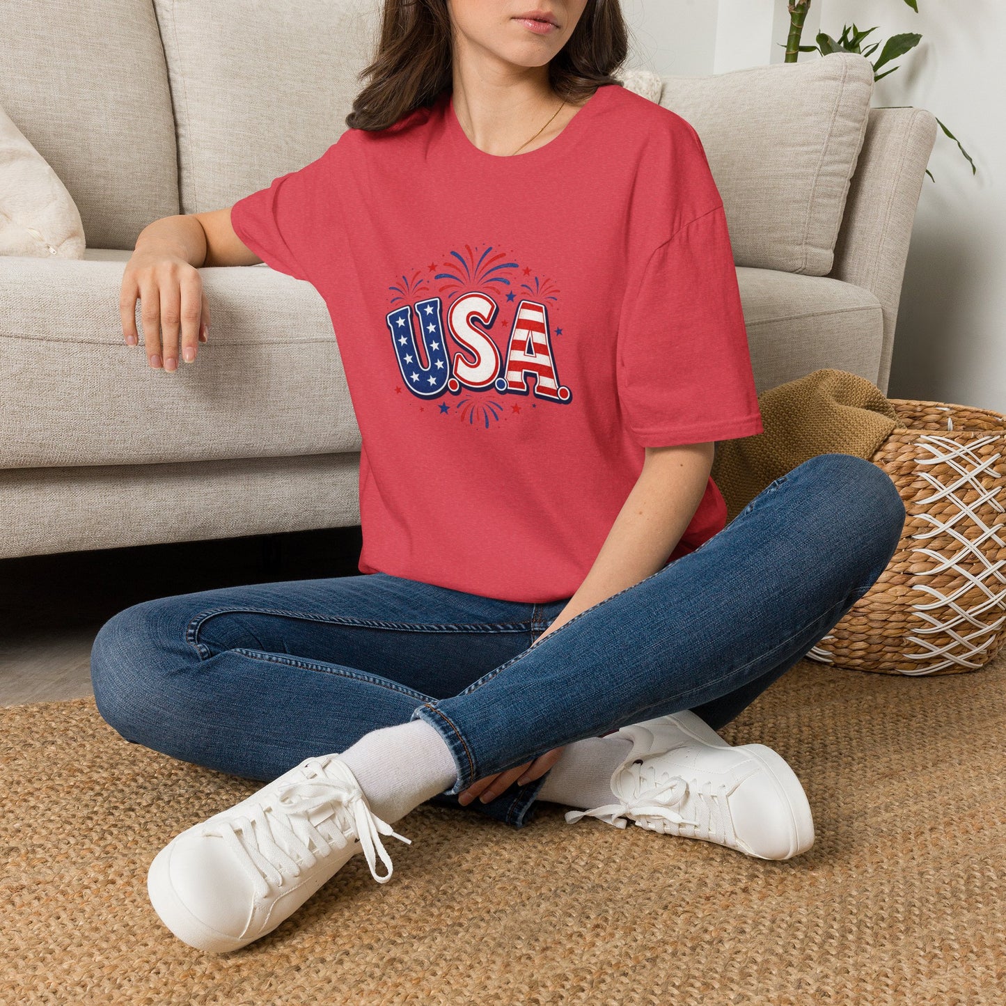 USA 4th of July T-Shirt — Simple Patriotic Tee