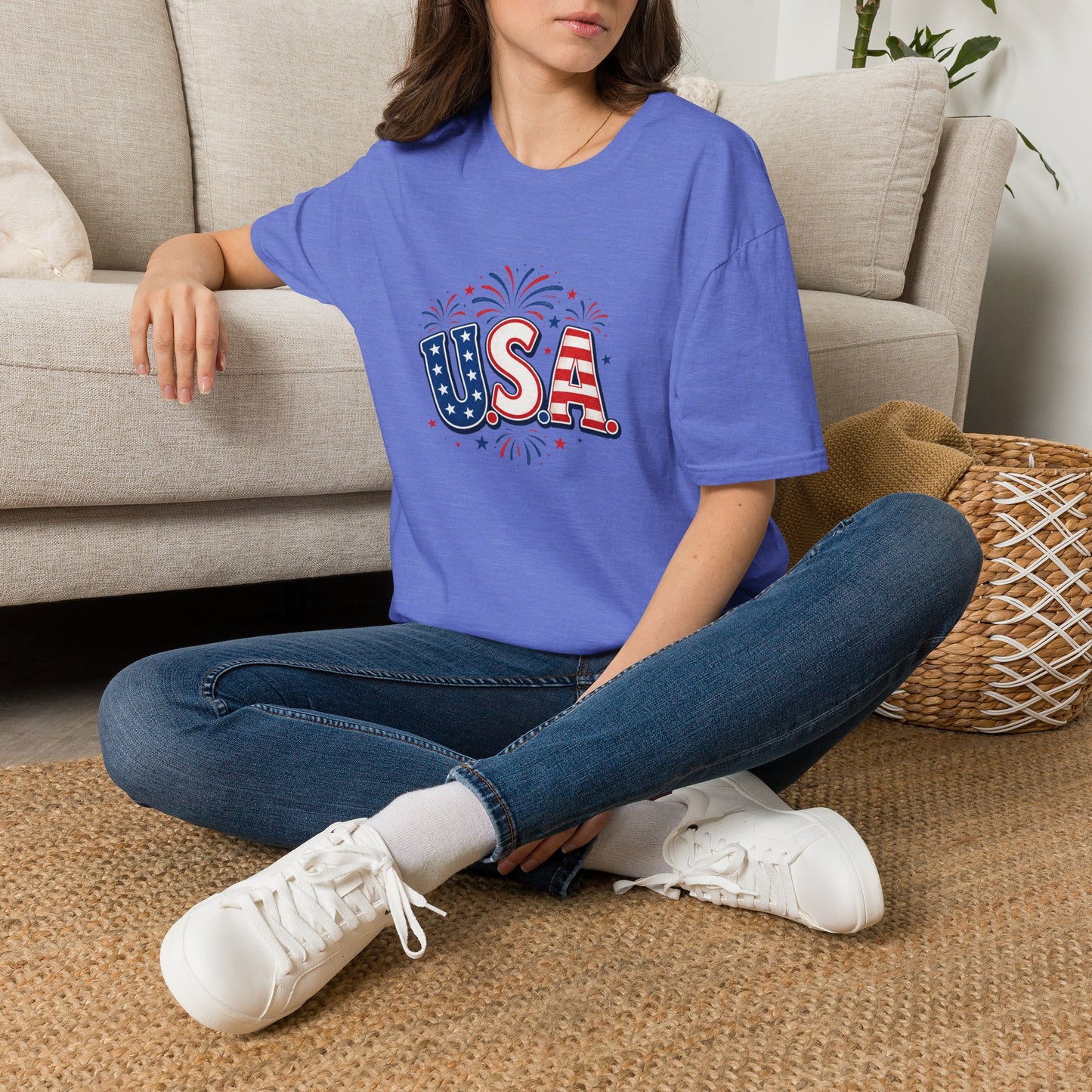 USA 4th of July T-Shirt — Simple Patriotic Tee