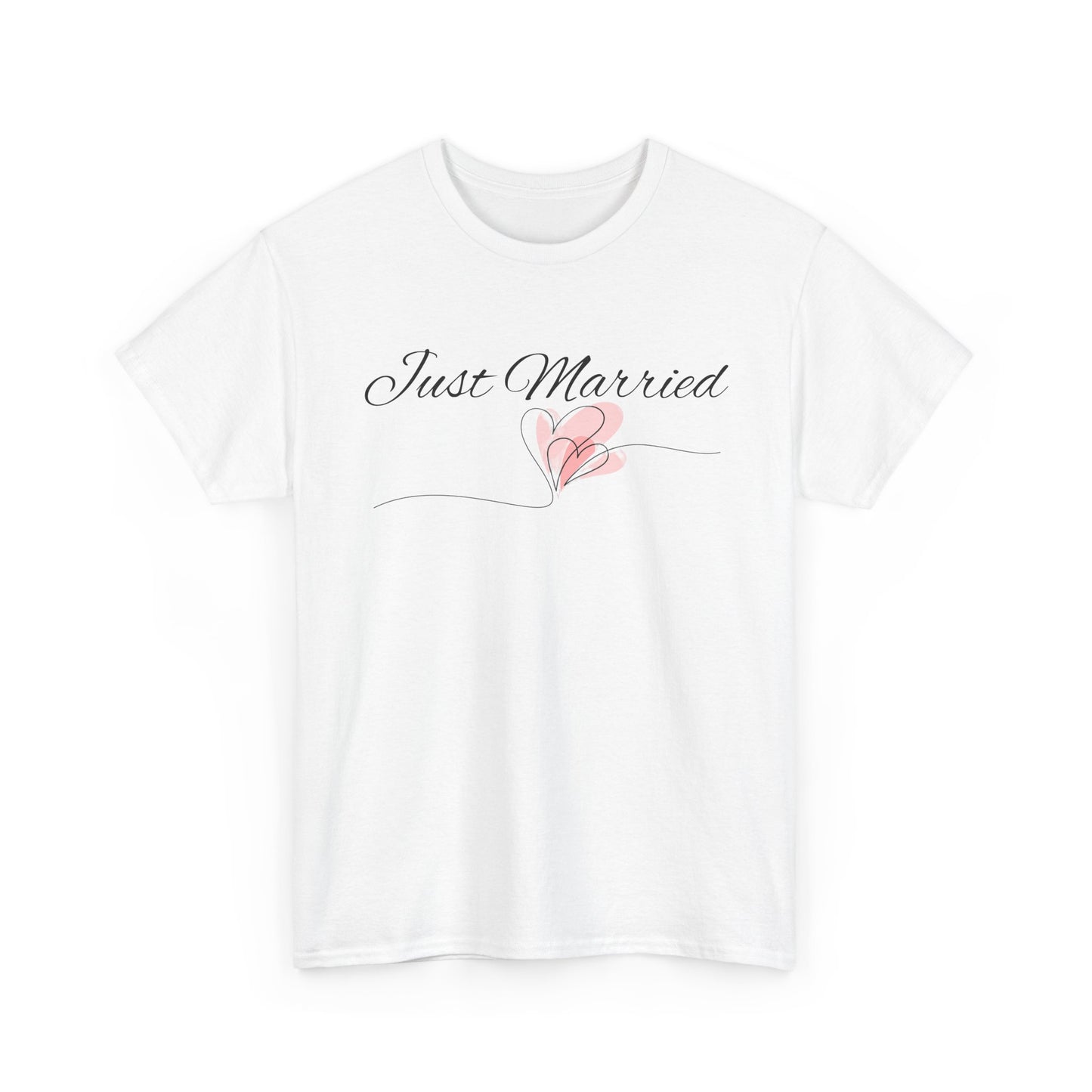 Just Married T-Shirt — Cotton Tee