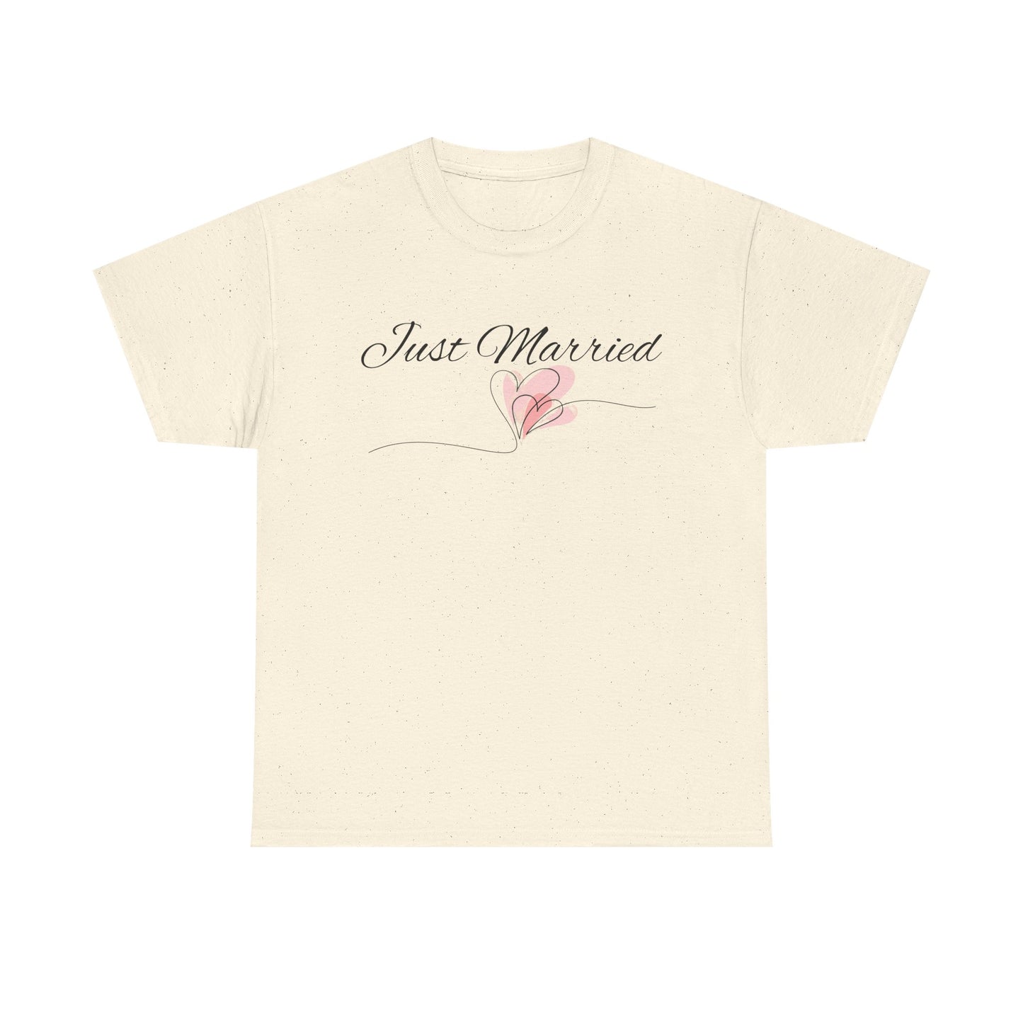 Just Married T-Shirt — Cotton Tee