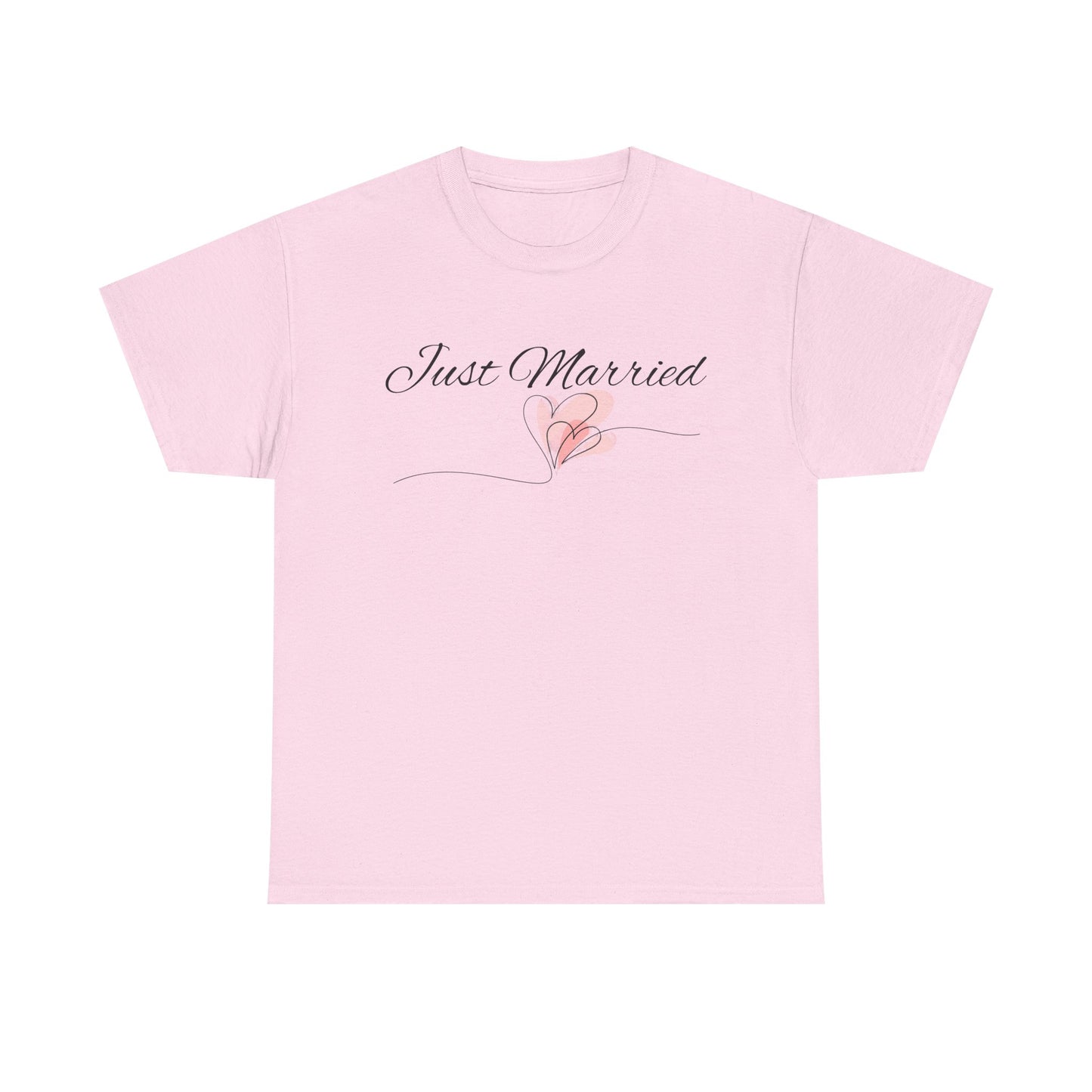 Just Married T-Shirt — Cotton Tee