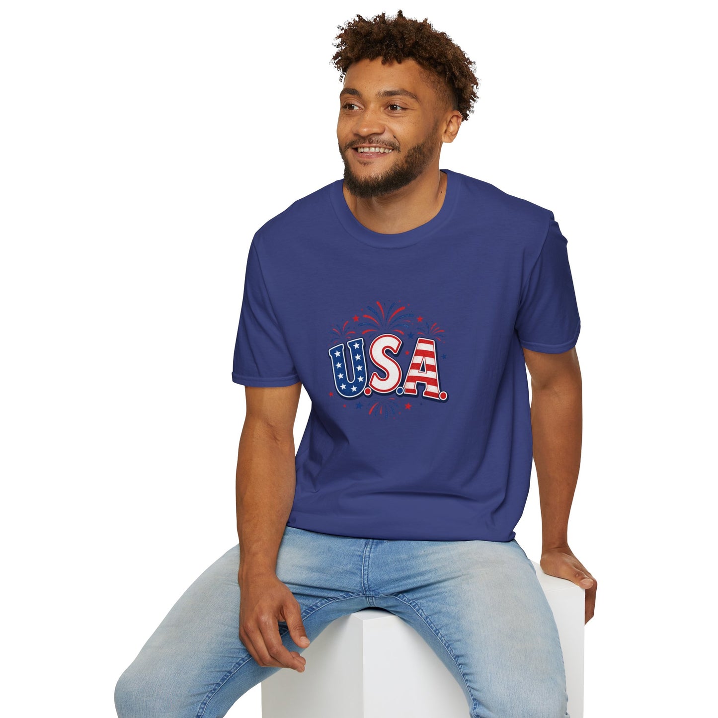 USA 4th of July T-Shirt — Simple Patriotic Tee