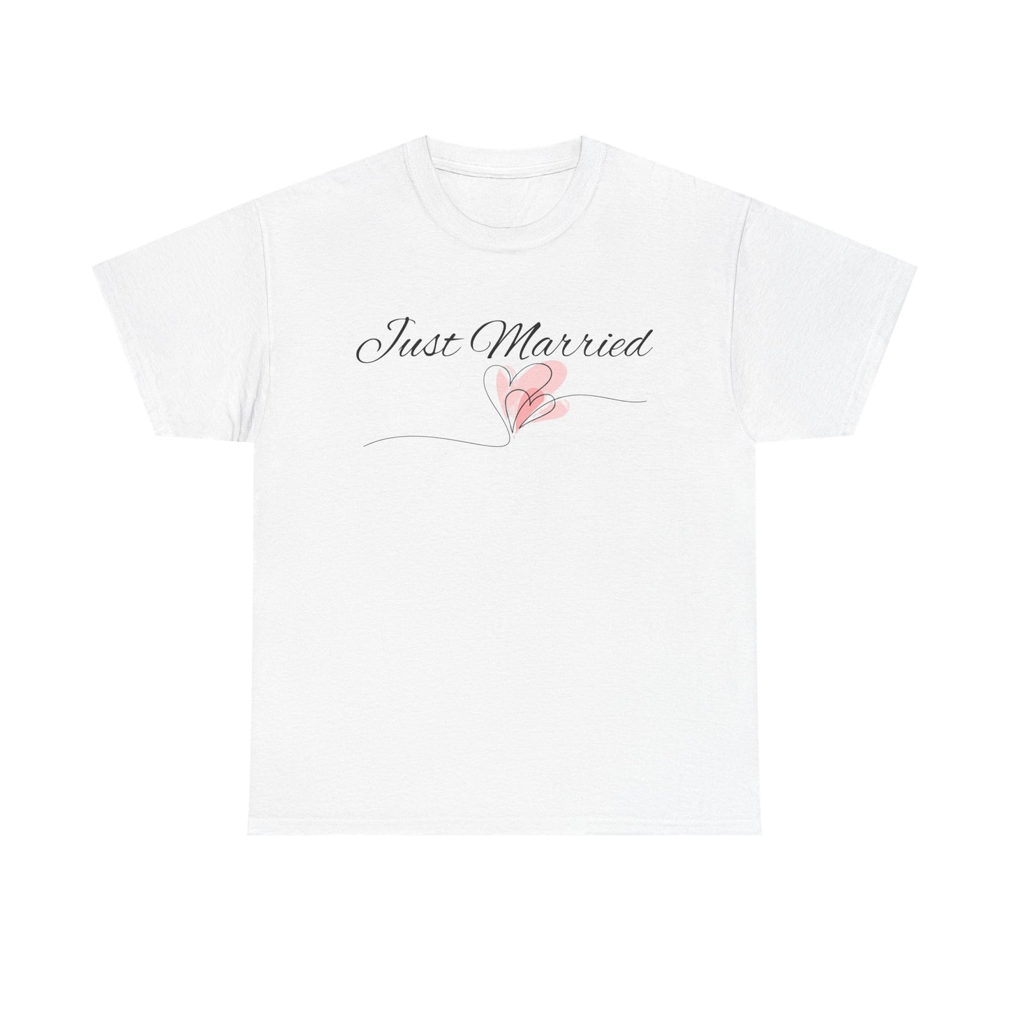 Just Married T-Shirt — Cotton Tee
